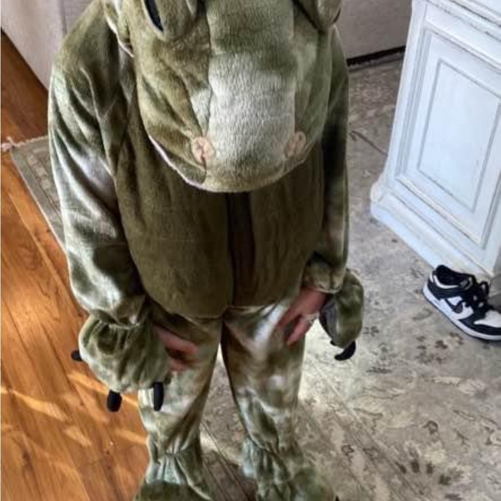 Green Dinosaur Kids Costume Size 5